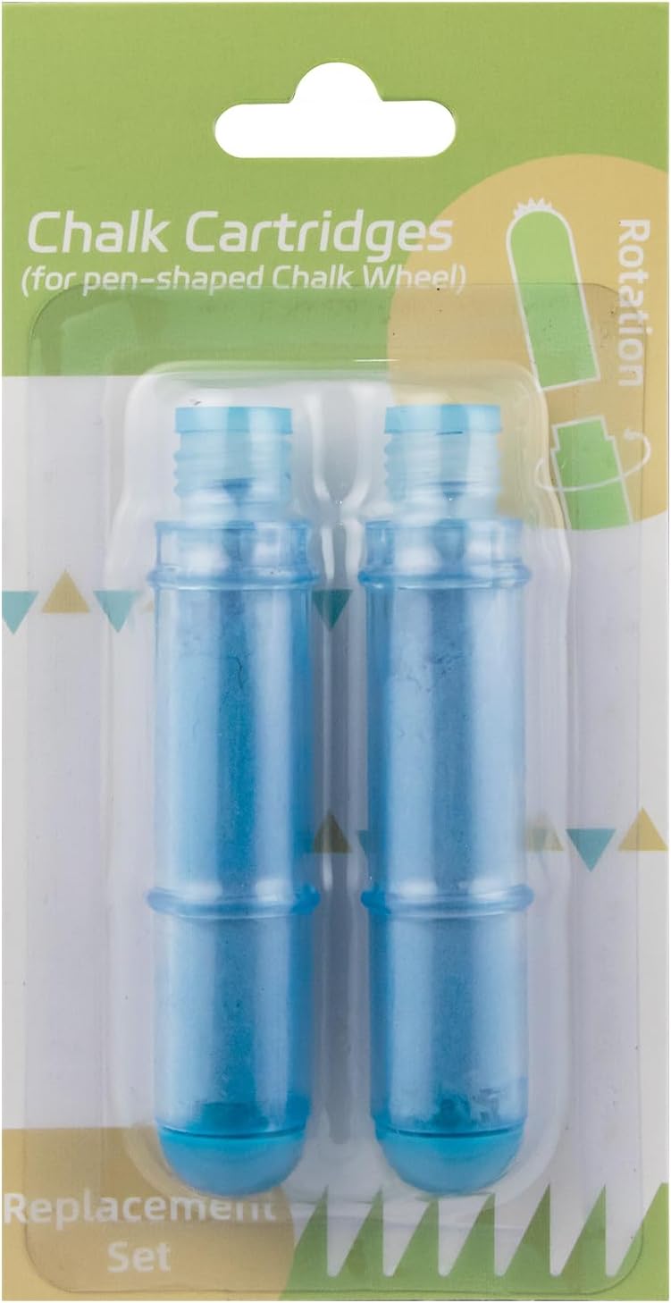 chaseroad 2PCS Sewing Chalk Refill - Blue - Image 1